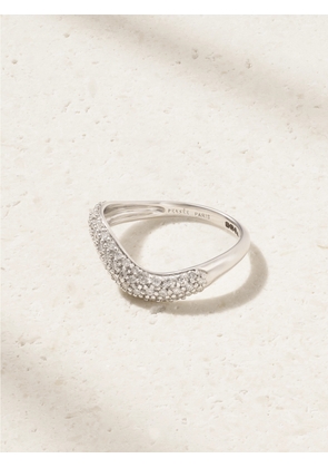 Persée - Wave Alliance 18-karat White Gold Diamond Ring - 52,53,54