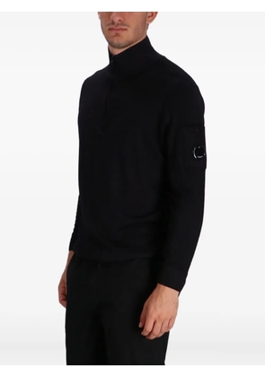 C.P. Company half-zip wool sweater - 888 BLACK