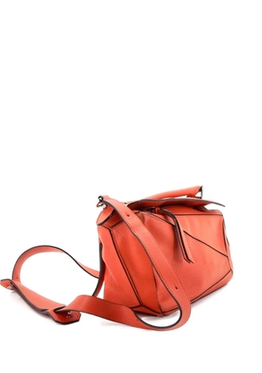 Loewe Pre-Owned Puzzle Bag Leather Small satchel - Orange