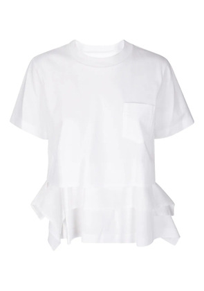 sacai short sleeve T-shirt - White