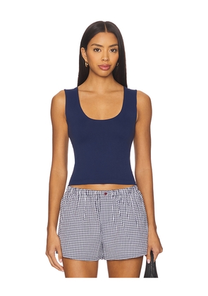 Free People x Intimately FP Clean Lines Muscle Cami In Peacoat in Navy. Size L/XL. Also in M/L, XS/S.