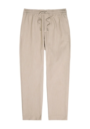 RAITH drawstring straight trousers - Neutrals