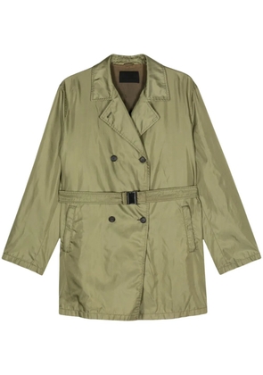 Prada Pre-Owned 2000s double-breasted trench coat - Green
