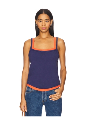 Free People x We The Free Twofer Tank In Indigo Combo in Blue. Size L. Also in M.