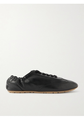 SAINT LAURENT - Lewis Leather Sneakers - Black - EU 35,EU 36,EU 37,EU 38,EU 39,EU 40,EU 41,EU 42