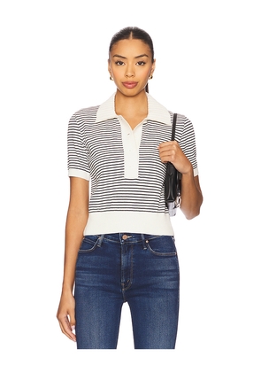 FRAME The Graduate Polo in White. Size M. Also in XL, XS.