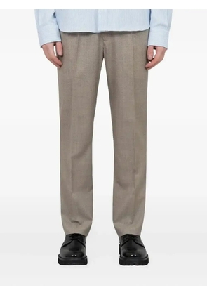 AMI Paris elasticated-waist trousers - Brown