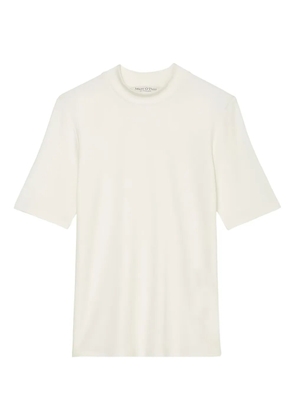 Marc O'Polo mock-neck short-sleeve top - White