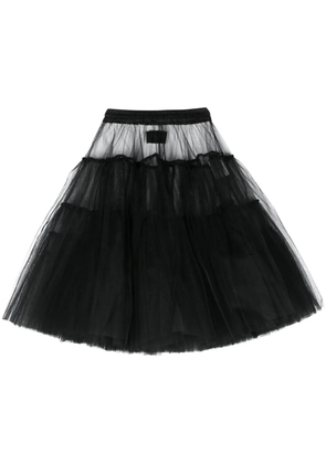 Rundholz tulle midi skirt - Black