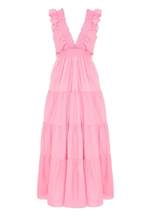 LoveShackFancy ruffled maxi dress - Pink