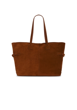 Flattered Lesley Tote Bag in Brown.