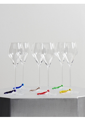 LOBMEYR - Set Of Six Champagne Glasses - Multi - One size