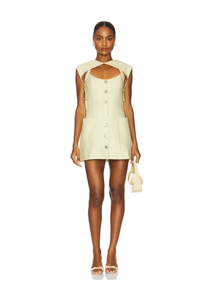 Fait Par Foutch Dannika Dress With Bolero in Lemon. Size L. Also in M, S.