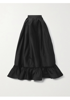 AZ FACTORY - Switchwear Bow-detailed Recycled Duchesse-satin Maxi Skirt - Black - FR 34,FR 36,FR 38,FR 40,FR 42,FR 44