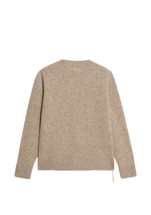 Fortela ribbed crew neck sweater - Neutrals