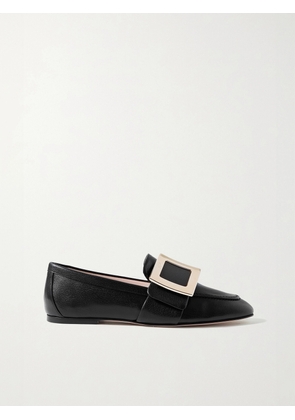Roger Vivier - Embellished Textured-leather Loafers - Black - IT34,IT34.5,IT35,IT35.5,IT36,IT36.5,IT37,IT37.5,IT38,IT38.5,IT39,IT39.5,IT40,IT40.5,IT41,IT41.5,IT42