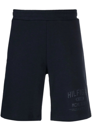 Tommy Hilfiger logo-print track shorts - Blue
