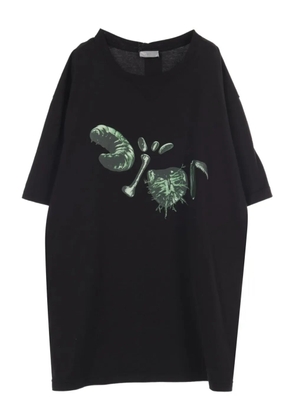 Christian Dior Pre-Owned x Travis Scott 2010s Cactus Jack-logo cotton t-shirt - Black