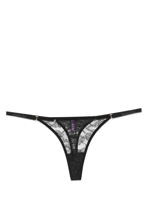 Maison Close Flashback mini thong - Black