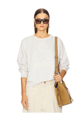 Isabel Marant Etoile Mobyli Sweatshirt in Ivory. Size 34/2. Also in 36/4, 38/6, 40/8, 42/10.