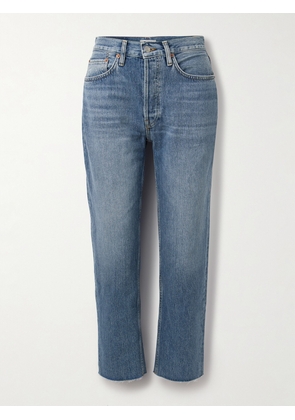 RE/DONE - 70s High Rise Stove Pipe Straight-leg Jeans - Blue - 23,24,25,26,27,28,29,30,31,32
