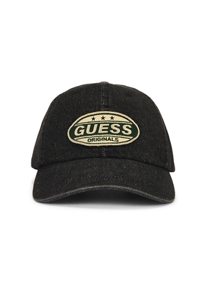 Guess Originals Vintage Fitted Hat in Black.