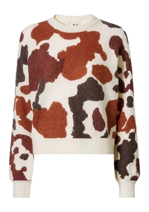 MC2 Saint Barth cow print sweater - Neutrals