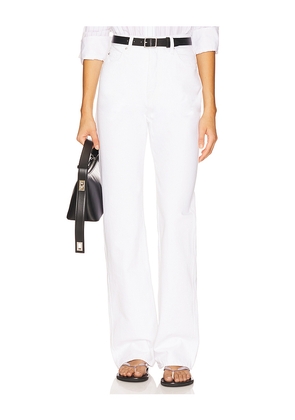 GRLFRND Graham High Rise Straight in White. Size 24. Also in 27, 28, 29, 30, 31, 32.