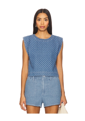 Favorite Daughter The Arlo Top in Blue. Size M. Also in S, XL.