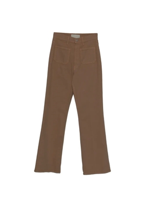 MOTHER patch pocket bookie trousers - Neutrals