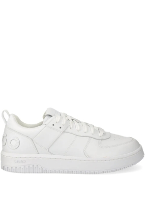 HUGO logo-appliqué sneakers - White