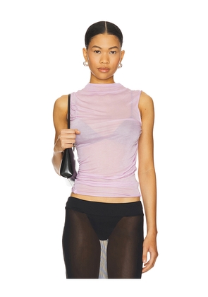 Free People On Air Muscle Tank in Lavender. Size L. Also in M, XL.