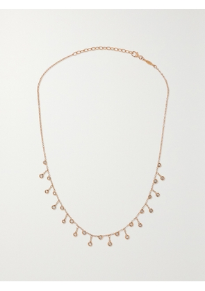 Jacquie Aiche - 14-karat Rose Gold Diamond Necklace - One size