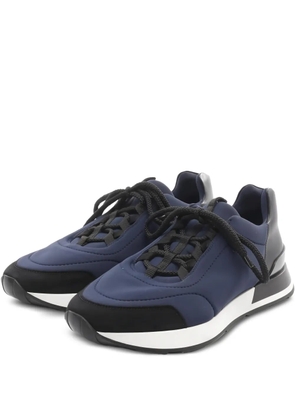 Hermès Pre-Owned 2010s suede fabric sneakers - Blue