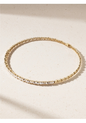 Suzanne Kalan - 18-karat Gold Diamond Choker - One size