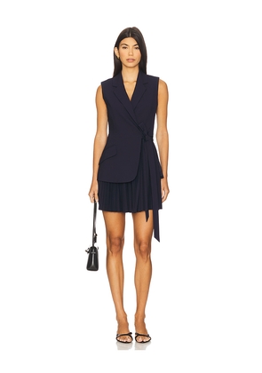 SIMKHAI Eman Mini Dress in Navy. Size 10. Also in 2, 4, 6, 8.
