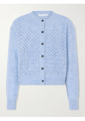 Maria McManus - Pointelle-knit Cardigan - Blue - x small,small,medium,large