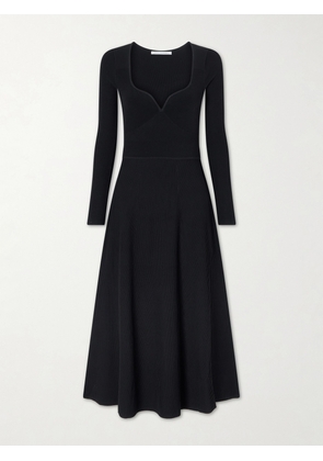 Maria McManus - Ribbed Stretch-jersey Bustier Maxi Dress - Black - x small,small,medium,large