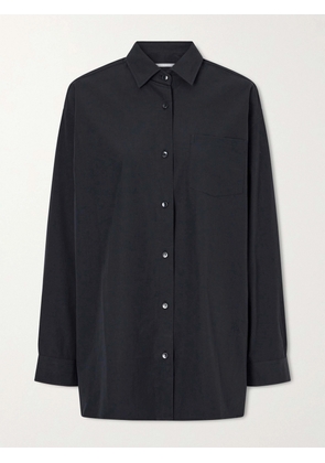 Maria McManus - Organic Cotton-sateen Shirt - Black - x small,small,medium,large