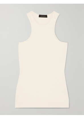 GOLDSIGN - Ribbed Stretch-jersey Tank - White - x small,small,medium,large
