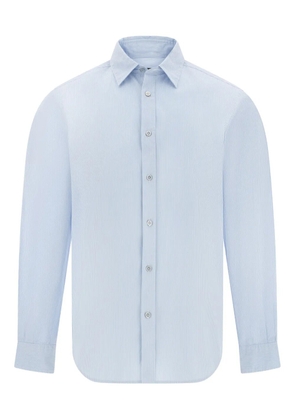 Boggi Milano striped poplin shirt - Blue