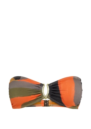 Lygia & Nanny ring detail swimsuit top - Orange