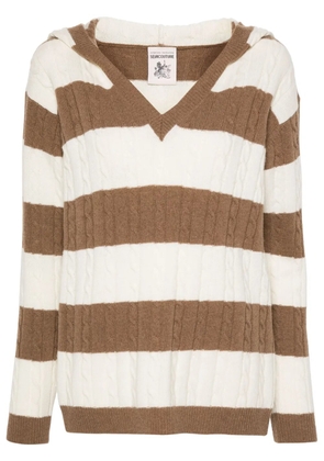 Semicouture striped sweater - White