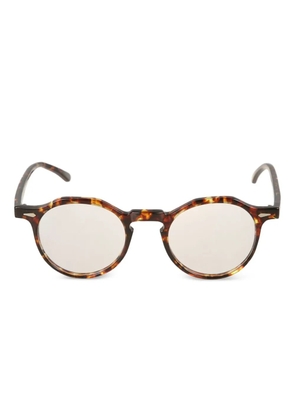 Kador Justin round glasses - Brown