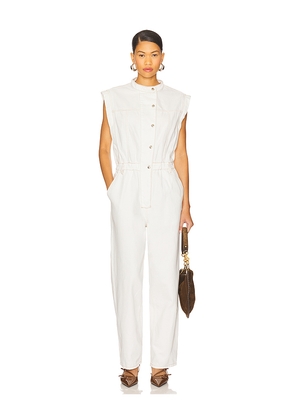 Gestuz Nilje Jumpsuit in White. Size 34. Also in 36, 38, 40, 42.