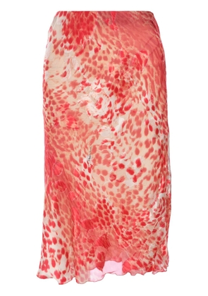 Roberto Cavalli animal-print skirt - Red