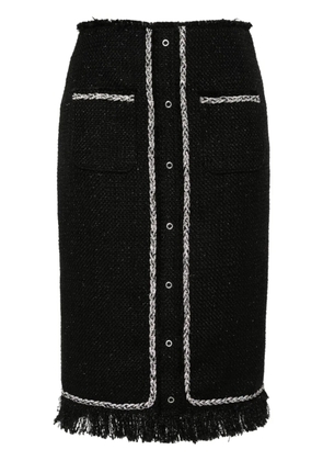 Giuseppe Di Morabito rhinestone-embellished midi skirt - Black