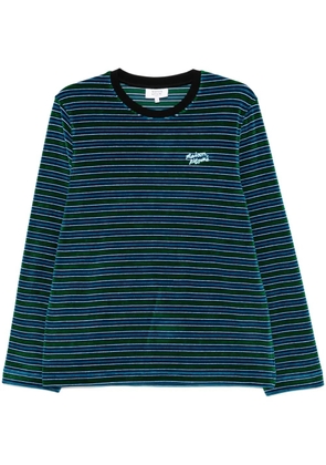 Maison Kitsuné long sleeves T-shirt - Blue