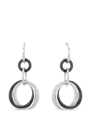 Cartier 2019 Trinity diamond-embellishment earrings - Silver