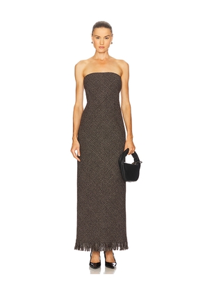 HERSKIND Adele Dress in Brown. Size 32. Also in 34, 36, 38, 40.